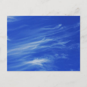 Postal Fondo del cielo azul.