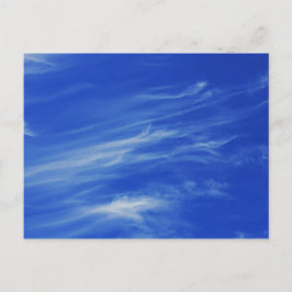 Postal Fondo del cielo azul.