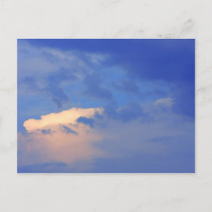 Postal Fondo del cielo azul.