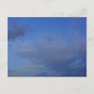 Postal Fondo del cielo azul.