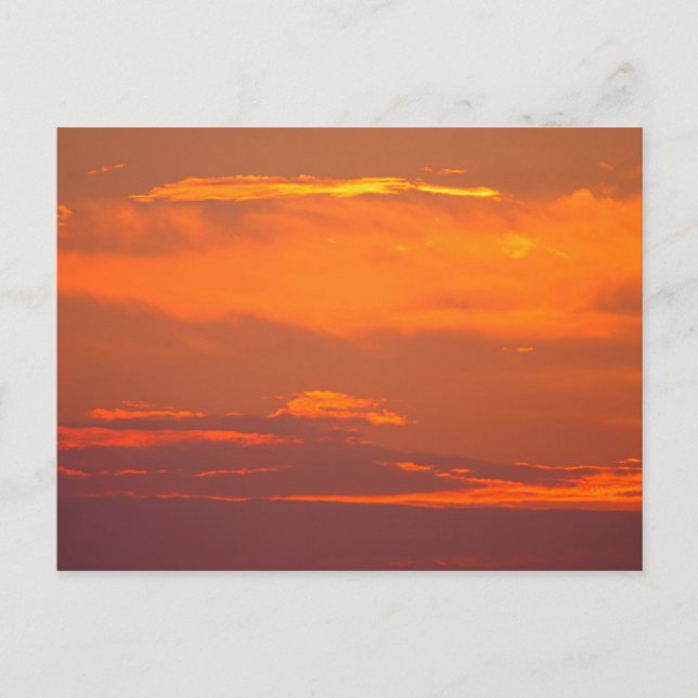 Postal Fondo del cielo colorido. (Anverso)