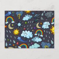 Fondo del cielo estacional del clima