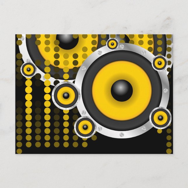 Postal Fondo del fiesta (Anverso)