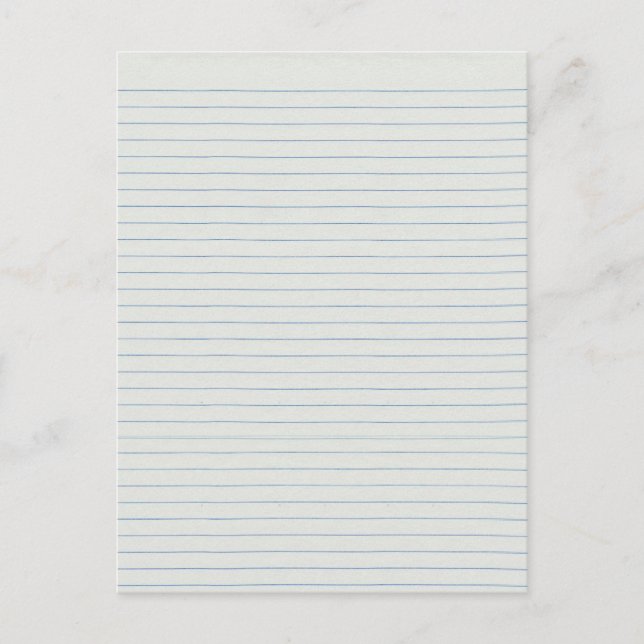Postal Fondo del papel escolar en línea (Anverso)