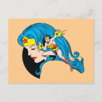 Fondo del perfil de la mujer maravilla