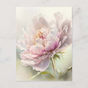 Postal Fondo floral. Florecimiento de primavera