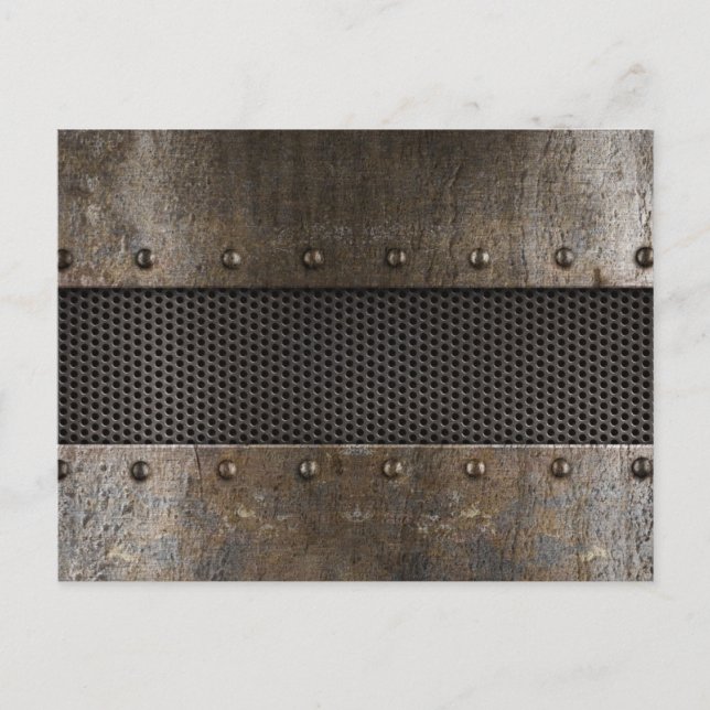 Postal Fondo metalizado grueso (Anverso)