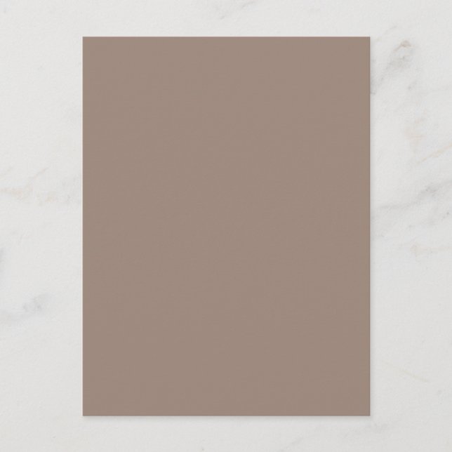 Postal Fondo Rosa cálido y denso - Diseño Boda (Anverso)