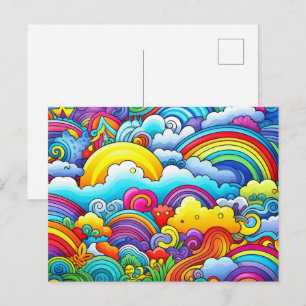 Postal Fondos de arcoíris