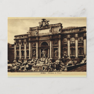 Postal Fontana de Roma Trevi