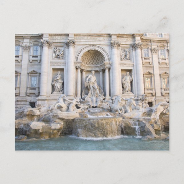 Postal Fontana de Trevi (Anverso)