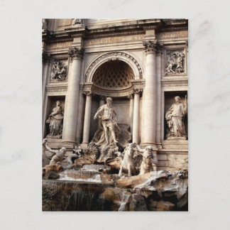 Postal Fontana de Trevi Roma Viaje