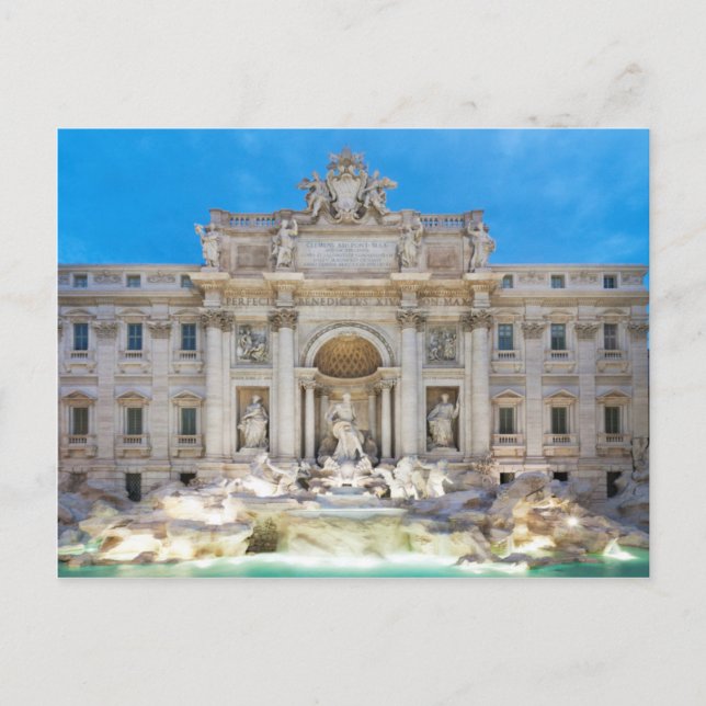 Postal Fontana di Trevi (Anverso)
