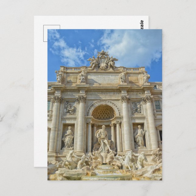Postal Fontana di Trevi (Anverso / Reverso)