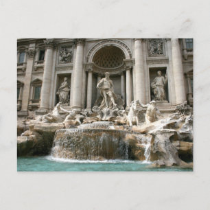 Postal Fontana di Trevi (Fontana di Trevi) - Roma