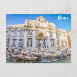 Postal Fontana di Trevi Roma Italia