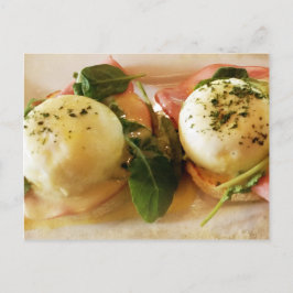 Postal Foodies - Huevos benedict