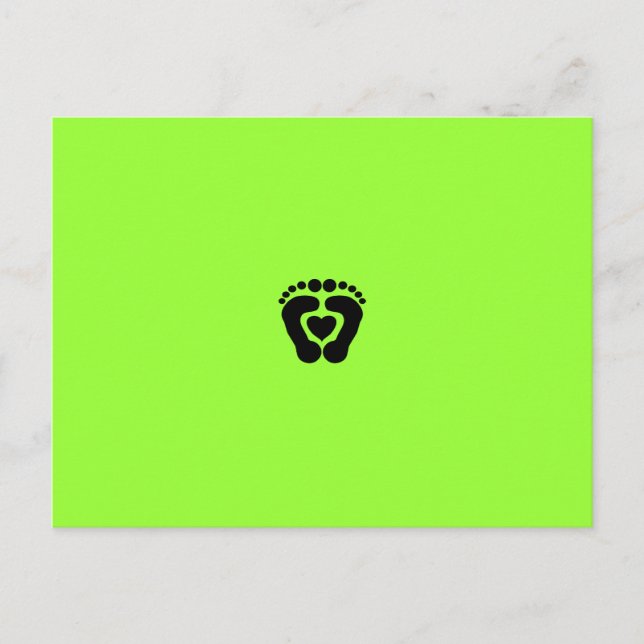 Postal Foot Love (Anverso)