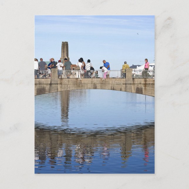 Postal Footbridge Over Lake Asbury Park NJ (Anverso)