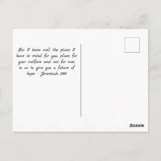 Postal For I Know the Plans I Have For You