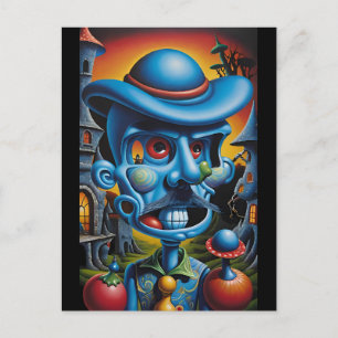 Postal Forajido en Groll-Town - Arte Fantástico de Ken Ga