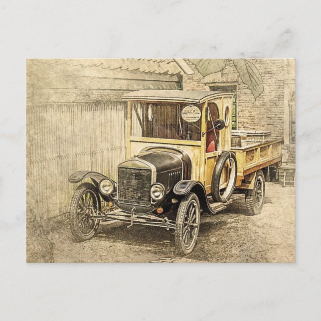 Postal Ford clásico (Anverso)