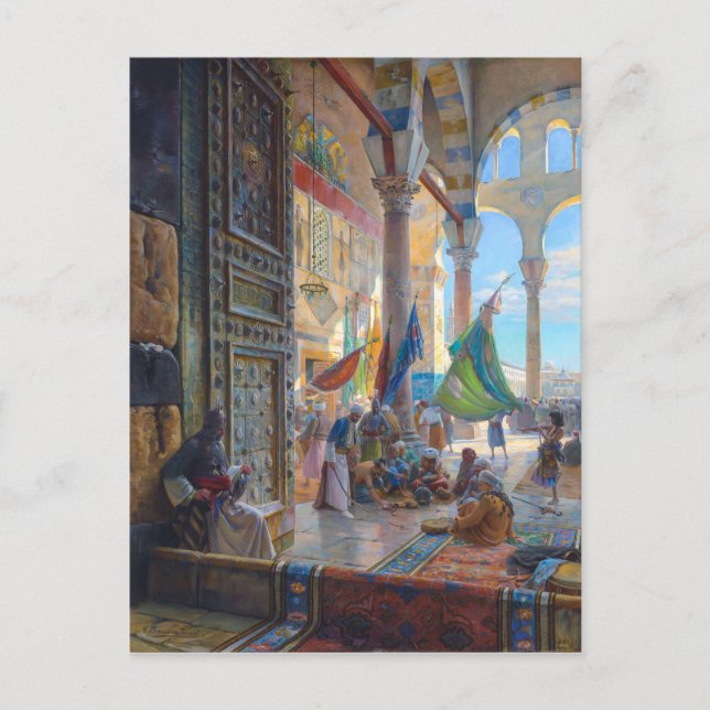 Postal Forecourt de la Mezquita de los Omeya | Bauernfein (Anverso)