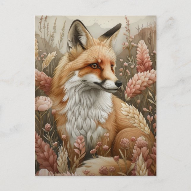 Postal Forest Guardian - The Cunning Red Fox (Anverso)