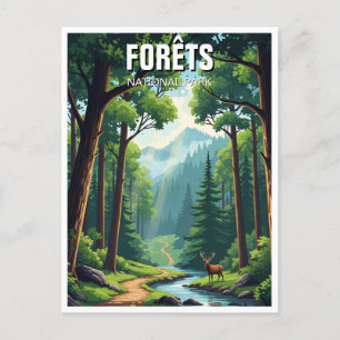 Postal Forets National Park Francia Travel