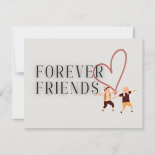 Postal Forever Friends: Postcard de yoga