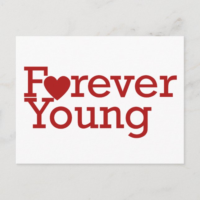 Postal Forever Young (Anverso)