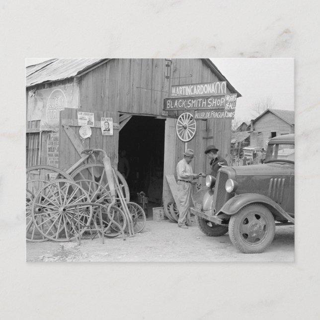 Postal Forja, 1939 (Anverso)