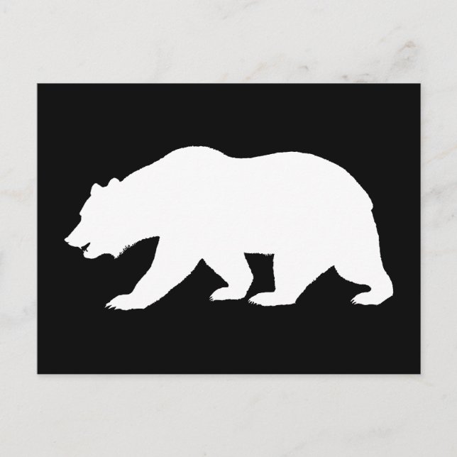 Postal Forma de oso (Anverso)