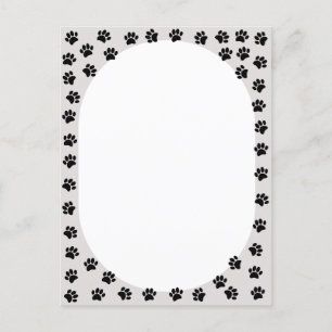 Postal Forma de ovulación de las pinturas de perros