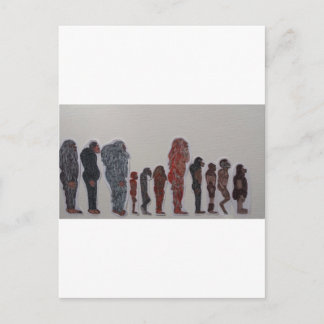 Postal Formación de la creación de la gente del bosque