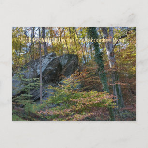 Postal Formación de rocas del río Chattahoochee Atlanta G