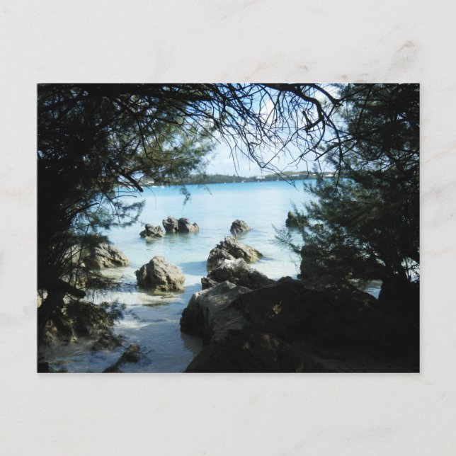 Postal Formación de rocas en la bahía de Grotto (Anverso)