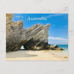 Postal Formación de rock en el sur de Australia