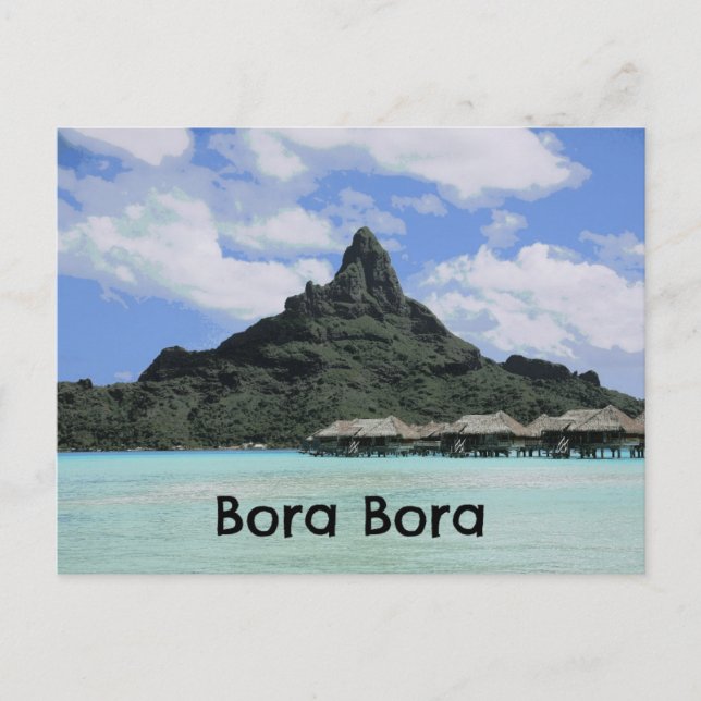 Postal Formación del Atolón Dream Vacation Bora Bora Tahi (Anverso)