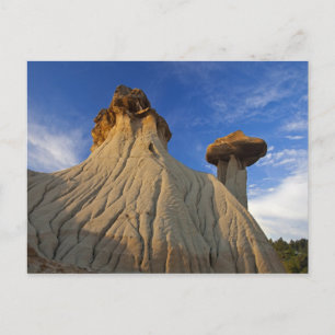 Postal Formaciones Badlands en el Parque Estatal Makoshik