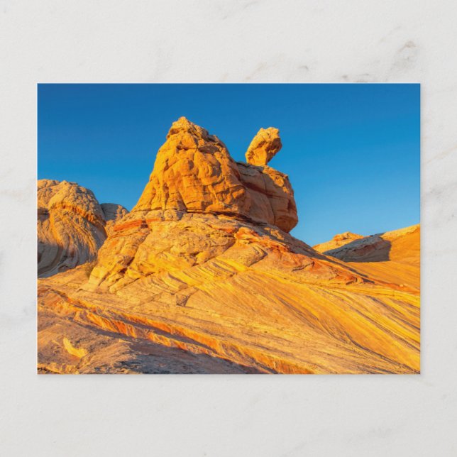 Postal Formaciones de arenisca en White Pocket 3 (Anverso)