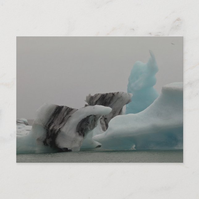 Postal Formaciones de Iceberg (Anverso)