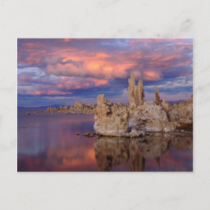 Postal Formaciones de Tufa en el Lago Mono
