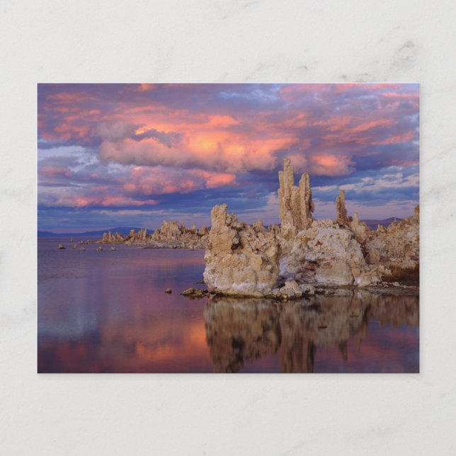 Postal Formaciones de Tufa en el Lago Mono (Anverso)