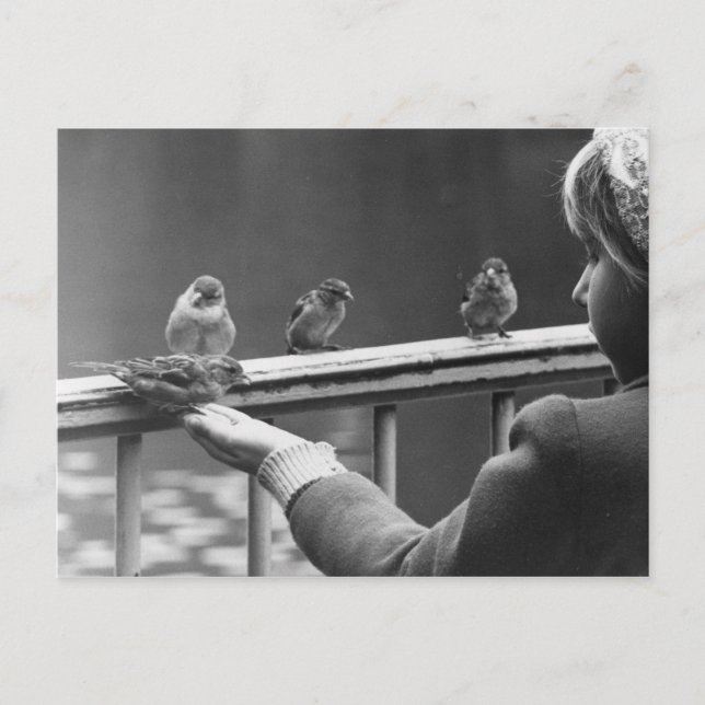 Postal Formar una cola ordenada (Anverso)