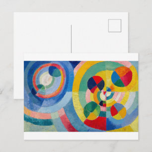 Postal Formas Circulares Robert Delaunay
