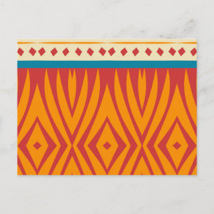 Postal Formas en colores retro