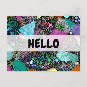 Postal Formas muy coloridamente abstractas art. 11