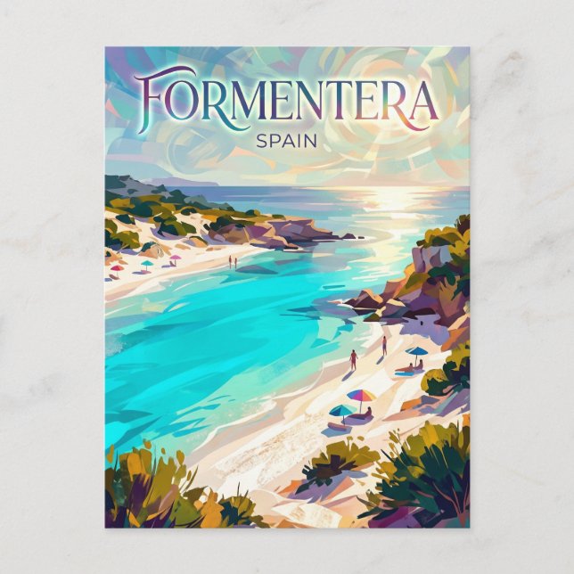Postal Formentera España (Anverso)