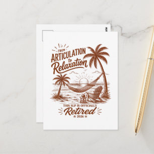 Postal Formulario de Jubilación Articulación al Relajamie
